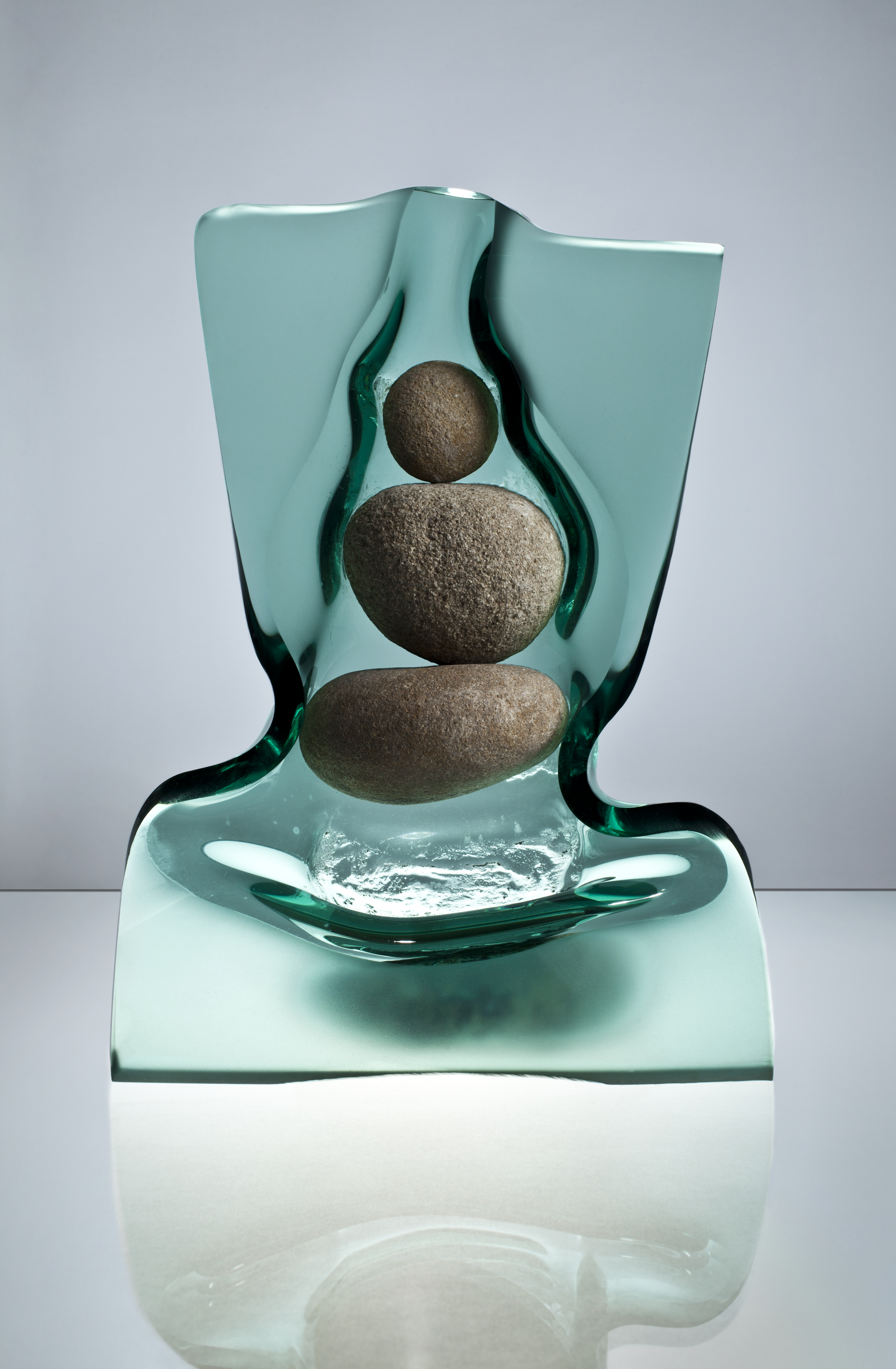 Padmasana - Glass Art by Tasev